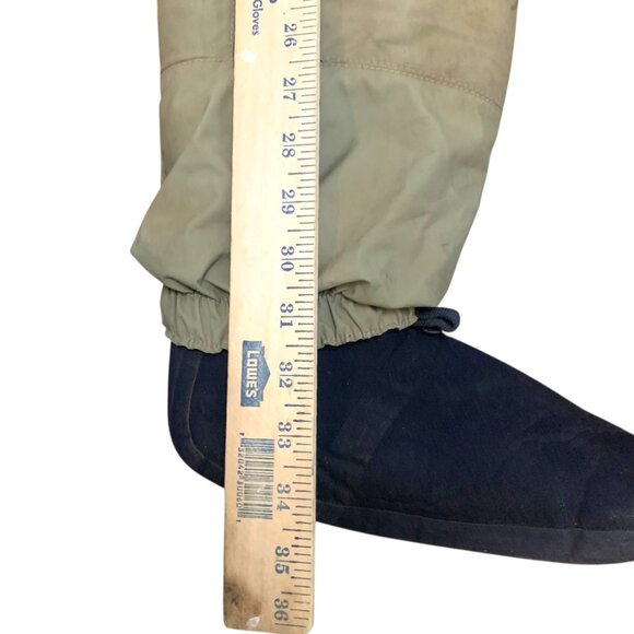 White River Fly Shop Chest Waders Sz L Straps Neoprene Boot Foot Fly Fishing - Picture 6 of 8